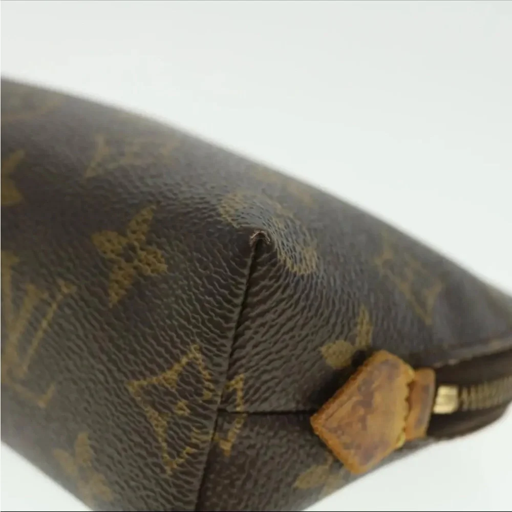 LOUIS VUITTON Monogram Pochette Cosmetic PM Cosmetic Pouch M47515 LV Auth 50453